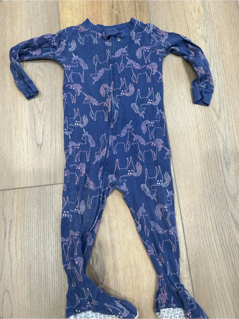3-Pack Baby Girls One-Piece Sleepwear Set - 24 months